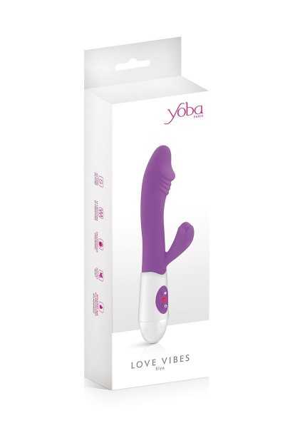 Vibratore rabbit Elya viola