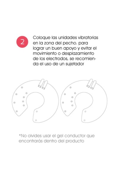 Dispositivo di elettrostimolazione per aumento seno U-Breast