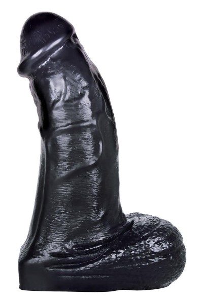 Dildo nero con testicoli Hercules 21,5 cm