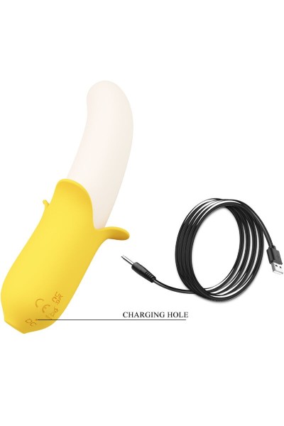 Vibratore con spinta Banana Geek