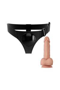 Imbracatura con dildo realistico Jerry 21,8 cm