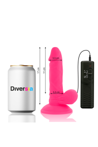 Vibratore realistico rosa 17 cm