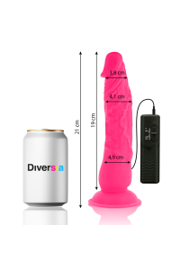 Vibratore realistico rosa 21 cm