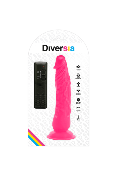 Vibratore realistico rosa 21 cm