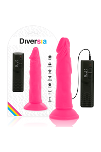 Vibratore realistico rosa 23 cm