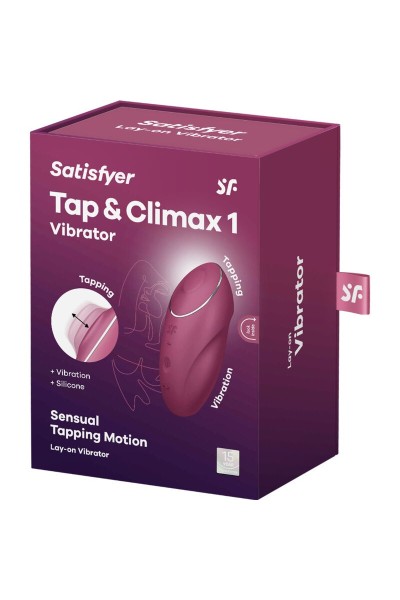 Stimolatore clitorideo Tap & Climax 1 rosso