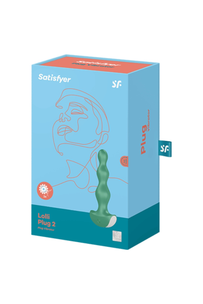 Vibratore Anale Lolli Plug 2 verde - Satisfyer