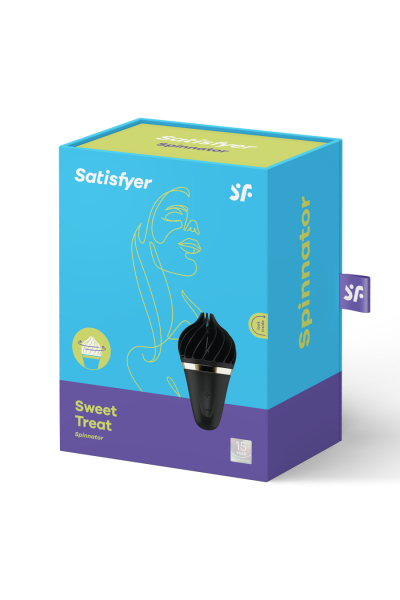 SATISFYER SWEET TREAT SPINNATOR NEGRO