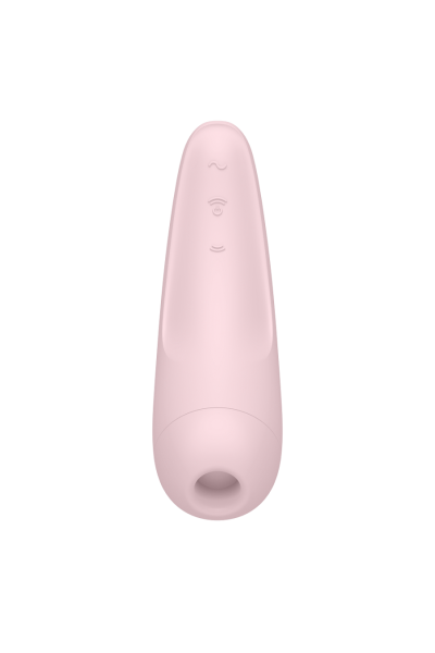 Stimolatore clitorideo con app Curvy 2 + rosa - Satisfyer