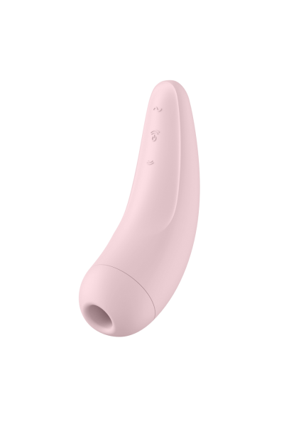 Stimolatore clitorideo con app Curvy 2 + rosa - Satisfyer