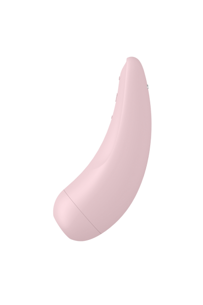 Stimolatore clitorideo con app Curvy 2 + rosa - Satisfyer