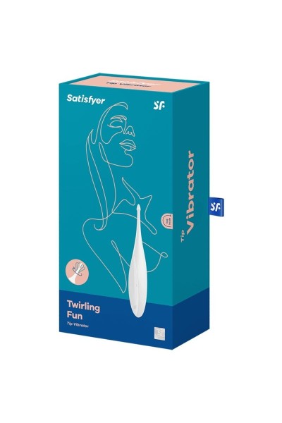 Stimolatore Clitorideo Twirling Fun bianco - Satisfyer