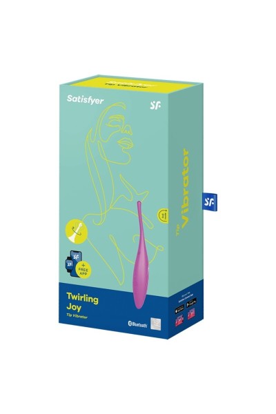 SATISFYER TWIRLING JOY ESTIMULADOR CLITORIS - FUCSIA