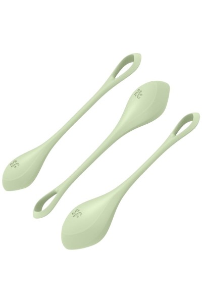 Set Palline Vaginali Yoni Power 2 verde - Satisfyer