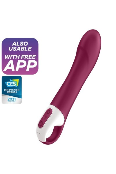 Vibratore punto G con app e funzione calore Big Heat