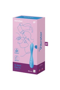 Vibratore punto G con app G Spot Flex 4+ azzurro