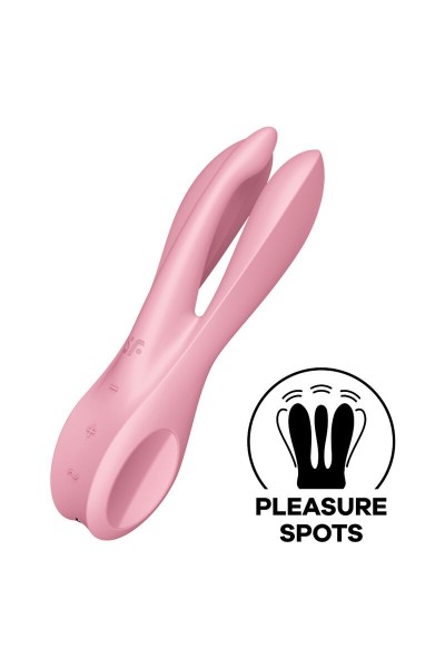 Stimolatore vaginale Threesome 1 rosa