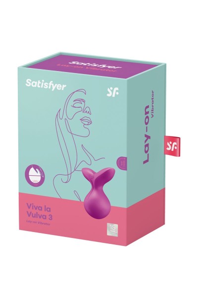 Stimolatore clitorideo Viva la Vulva 3 viola