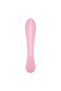 Vibratore rabbit con stimolatore wand Triple Oh rosa