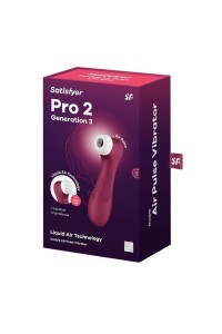 Succhia clitoride Pro 2 Generation 3 rosso