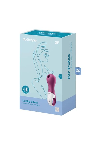 SATISFYER LUCKY LIBRA SUCCIONADOR Y VIBRADOR