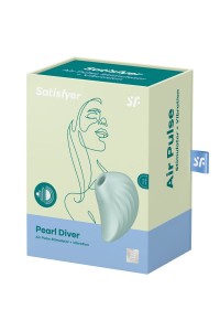 Succhia clitoride vibrante Pearl Diver verde