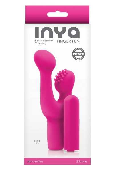 Stimolatore clitorideo Inya Finger Fun rosa