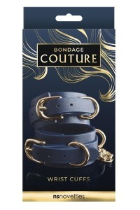 Manette blu Bondage Couture