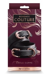 Cavigliere con dettagli dorati Bondage Couture