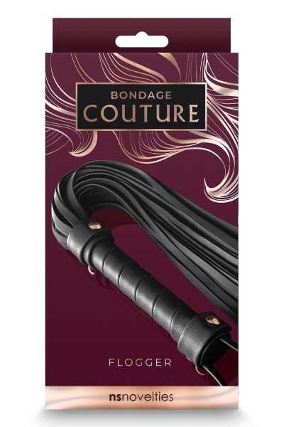 Frusta nera Bondage Couture