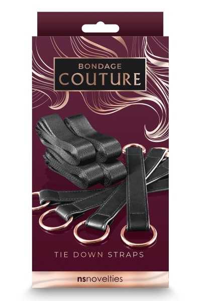 Cinghie costrittive Bondage Couture nere