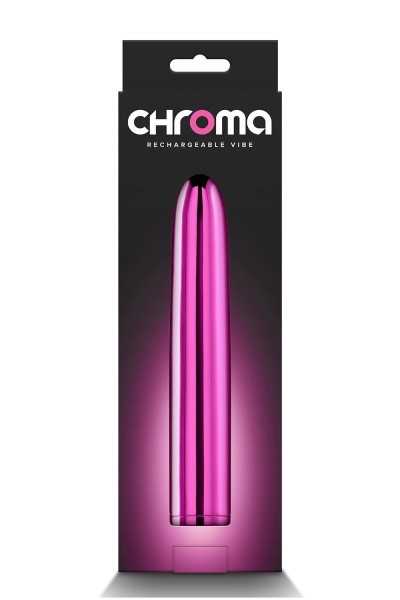 Vibratore classico Chroma 17 cm rosa