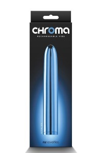 Vibratore classico Chroma 17 cm blu