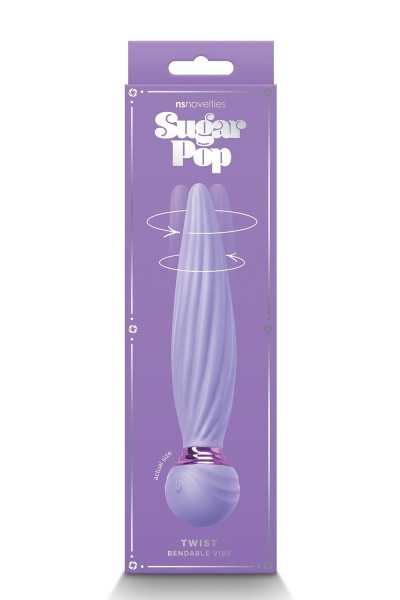 Vibratore rotante Sugar Pop Twist viola