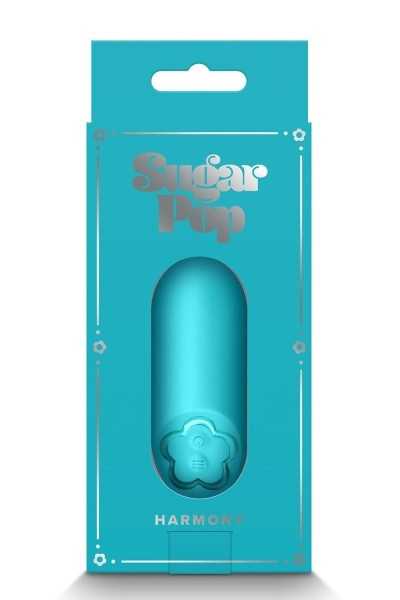 Mini vibratore Sugar Pop Harmony azzurro