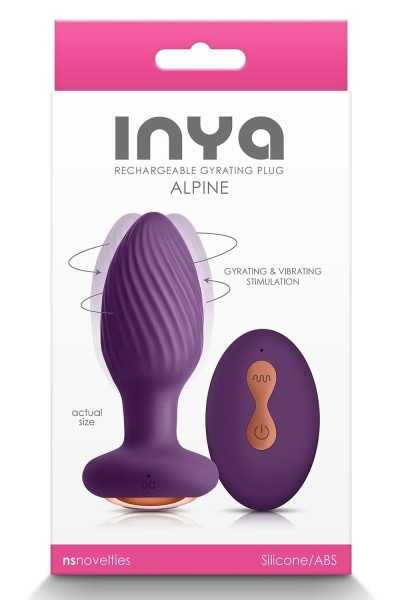 Plug anale vibrante Inya Alpine viola