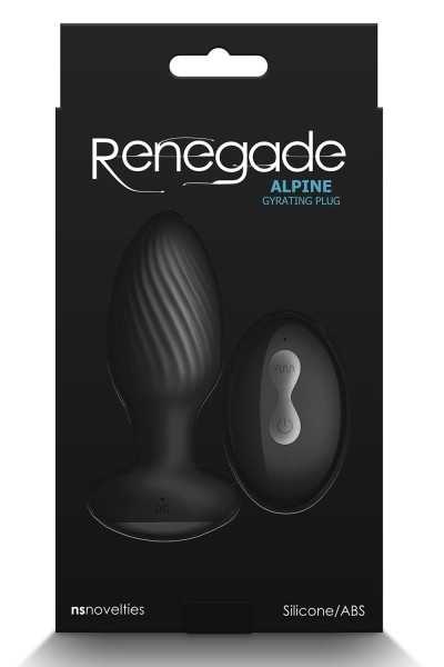 Plug anale vibrante Renegade Alpine nero