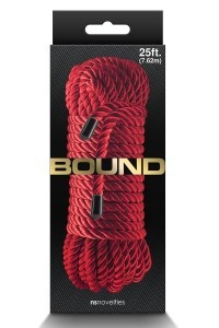 Corda bondage rossa Bound 7,6 mt