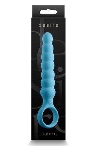 Vibratore anale Desire Lucent blu