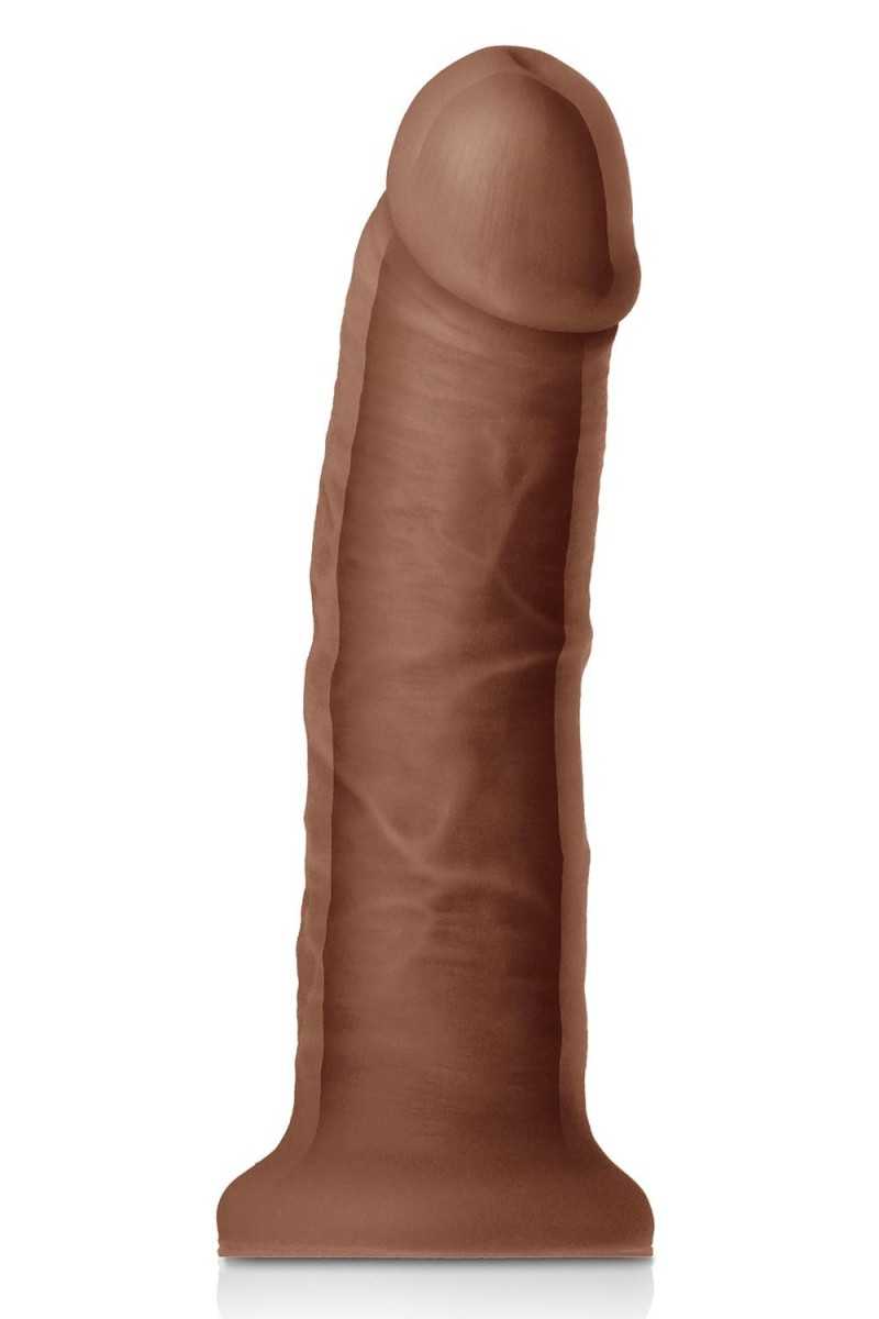 Dildo realistico Colours Dual Density 20,9 cm marrone