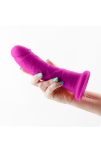 Dildo realistico Dual Density 20,9 cm viola