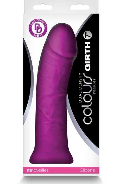 Dildo realistico Dual Density 20,9 cm viola