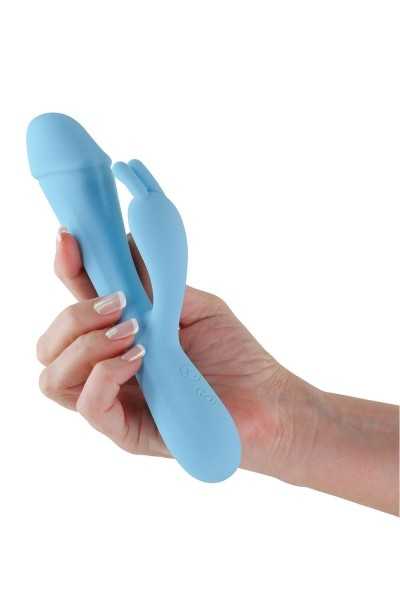 Vibratore rabbit Obsessions Scarlett azzurro