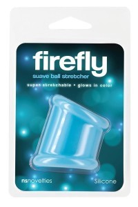 Anello per testicoli fosforesceente Firefly Suave blu