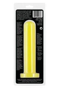 Dildo fosforescente Firefly Thrill giallo grande