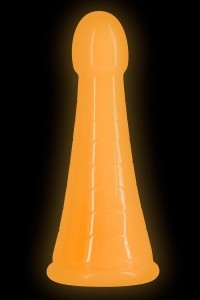 Dildo fosforescente Firefly Phoenix arancio