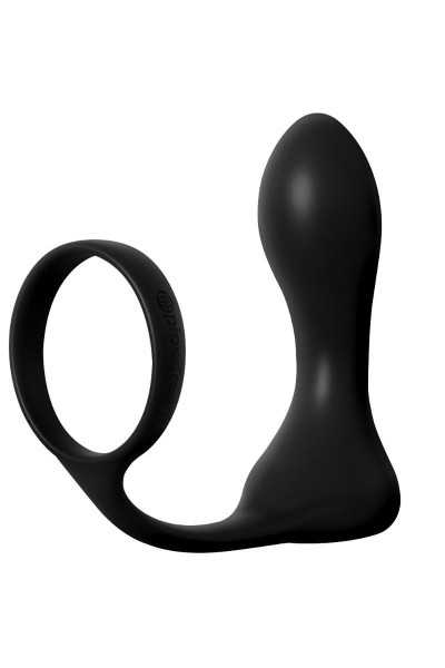 Anello fallico con vibratore anale Ass-Gasm