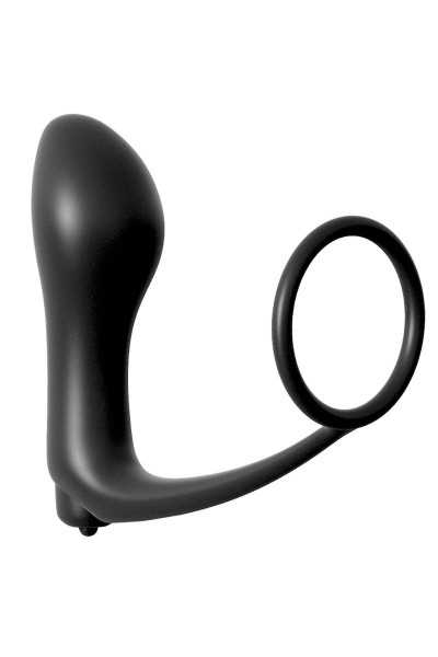 Vibratore anale con anello fallico Ass Gasm Cockring Vibrating Plug