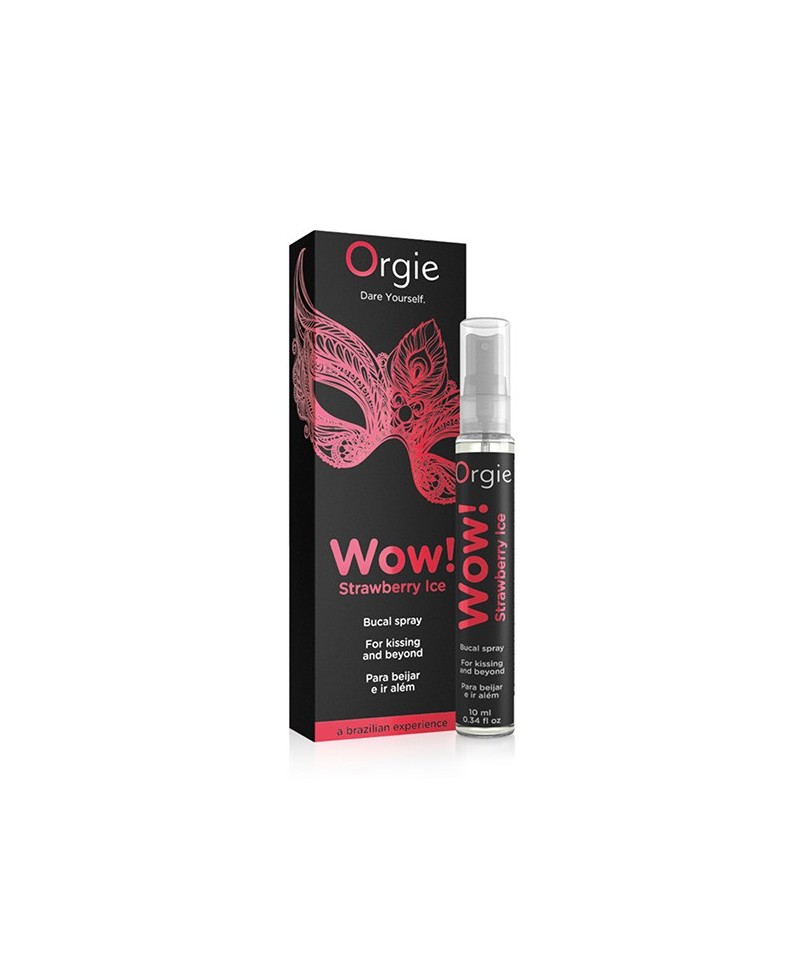 Spray per sesso orale Wow! Strawberry Ice 10 ml - Orgie