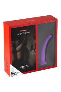 Imbracatura con dildo taglia M viola